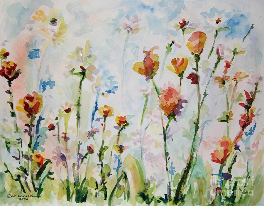 Flower Painting - Wild Flowers by Bev Arnold