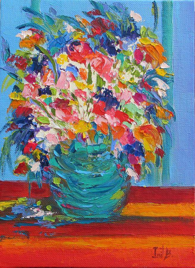 Wild Flowers Painting By Irit Bourla - Pixels