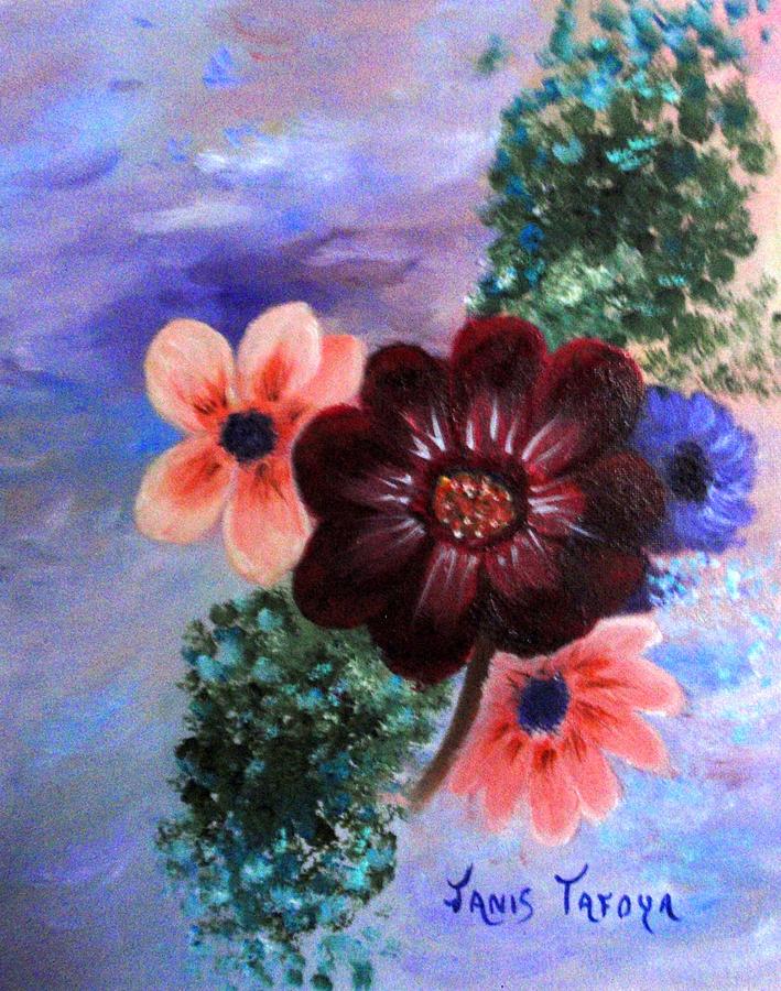 Tulip Painting - Wild Flowers by Janis  Tafoya