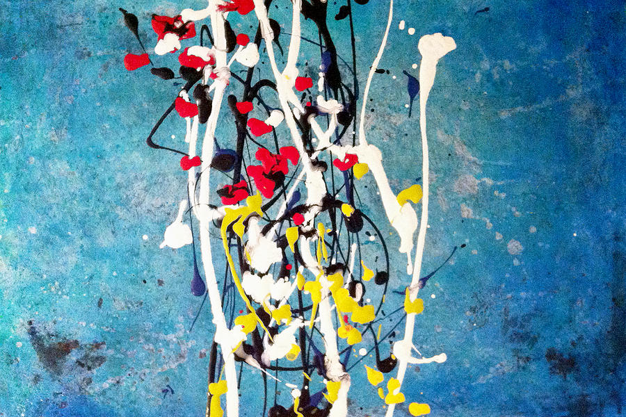 Abstract Painting - Wild Flowers by Jill English