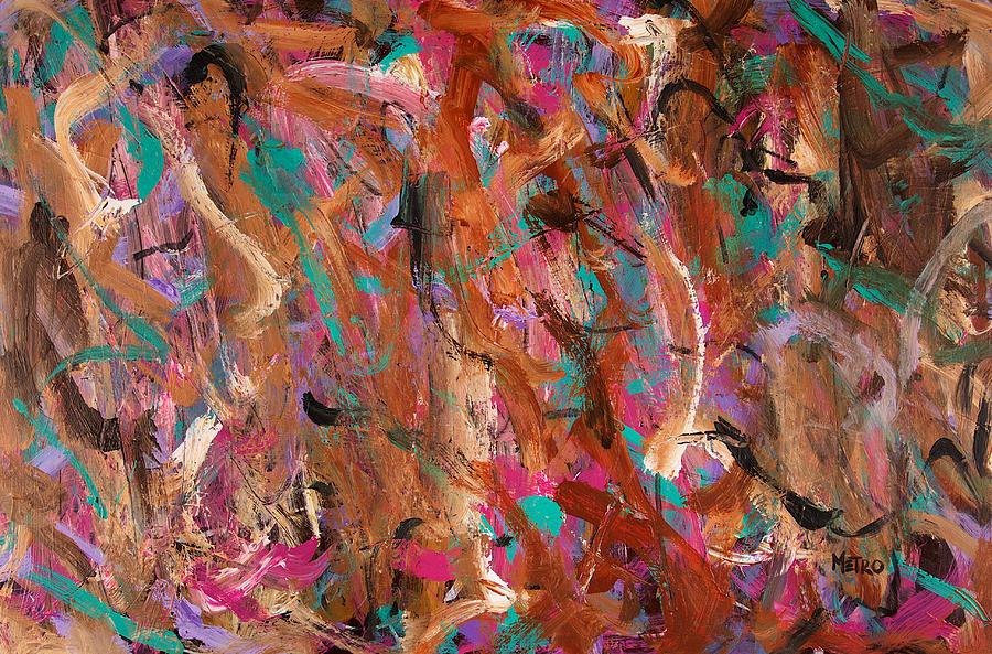 Abstract Painting - Wild Horses by Ron Krajewski
