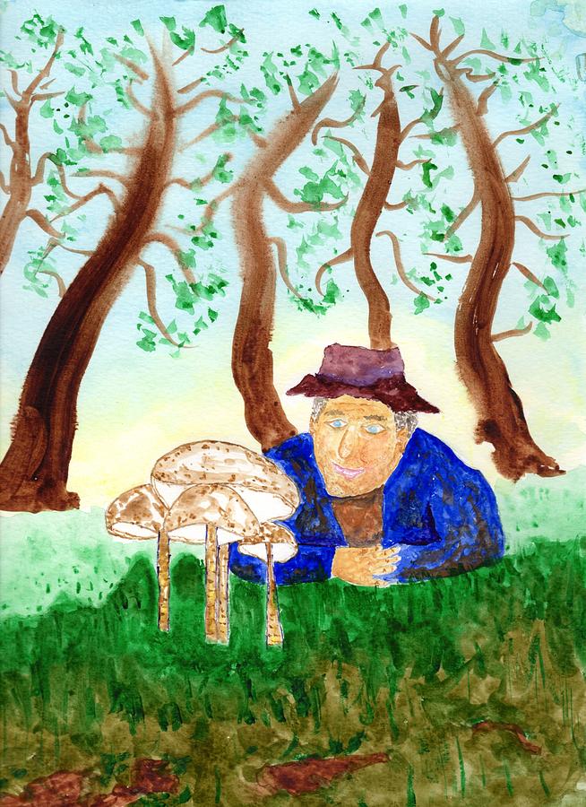 Wild Mushroom Wonderment Painting by Jim Taylor