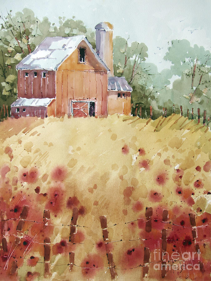 Wild Poppies Painting by Joyce Hicks