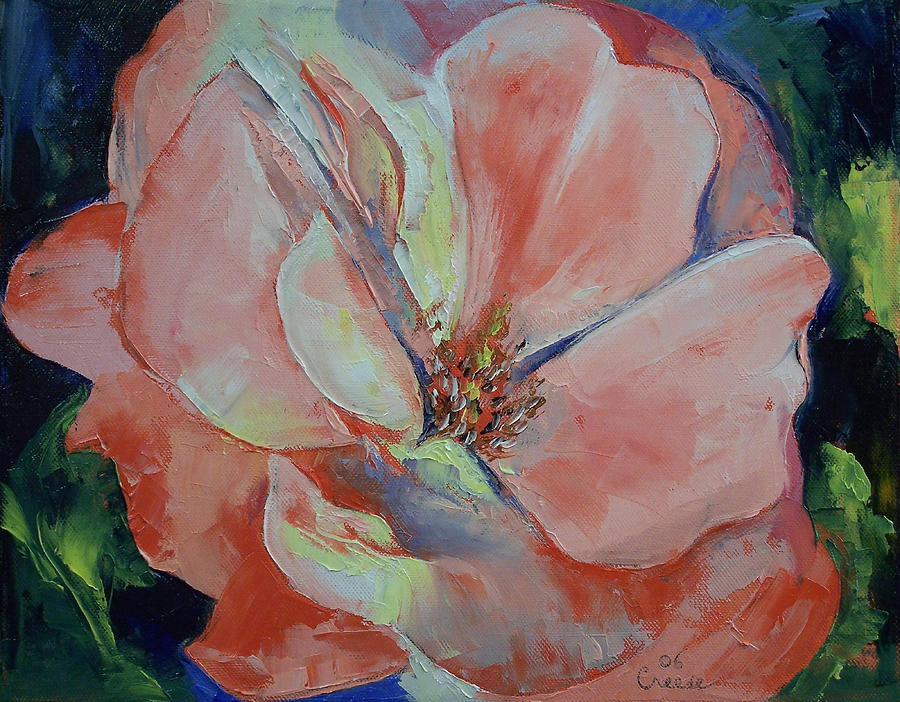 Wild Rose Painting by Michael Creese
