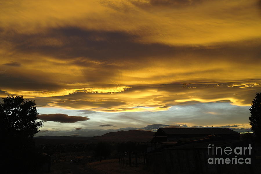 Sunset Photograph - Wild Skies  by Jeff Swan