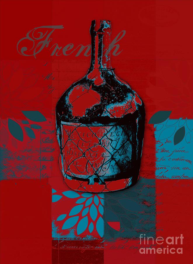 Wild Still Life - 0102b - Red Digital Art by Variance Collections