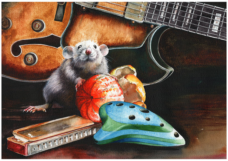 Music Painting - Wild Thing by Peter Williams