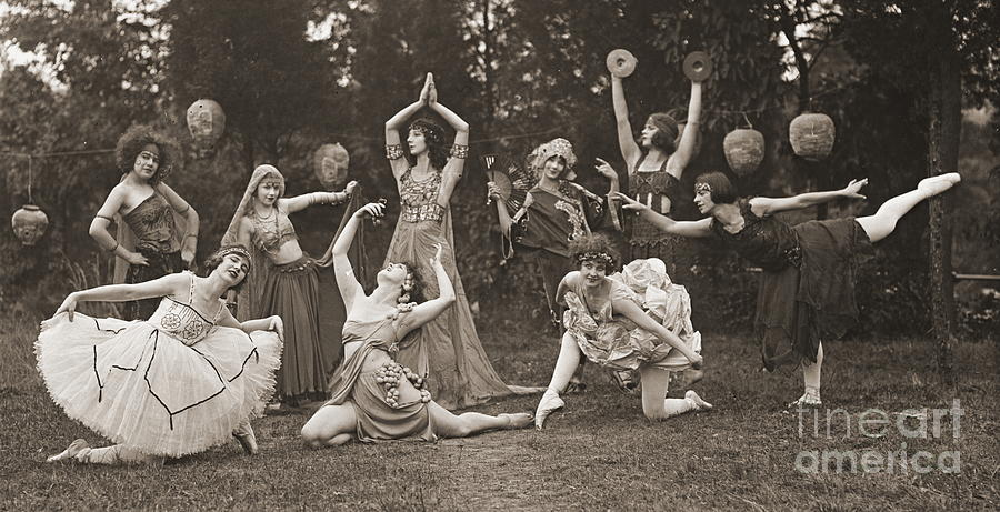 Wild Women Dance 1924 Photograph by Padre Art