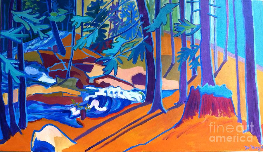 Wildcat River Walk Painting by Debra Bretton Robinson