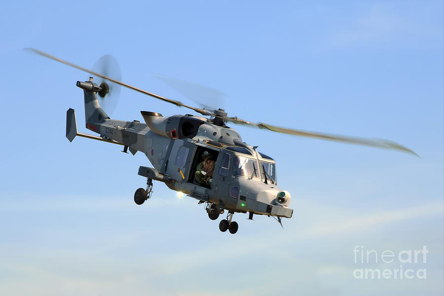 Helicopter Photograph - Wildcat by Steve H Clark Photography