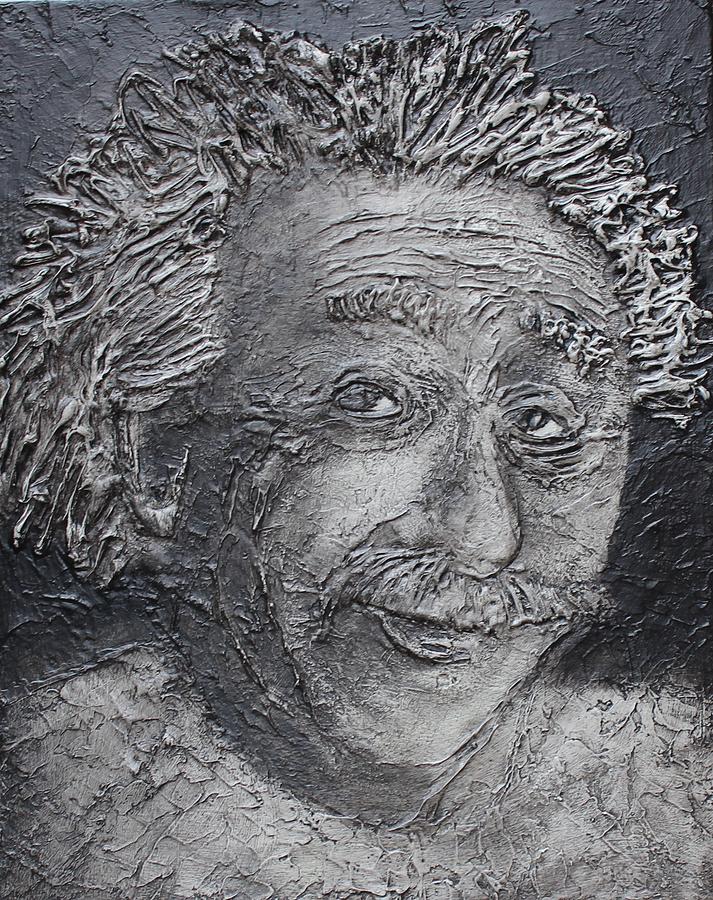 Gene Wilder Painting - Wilder Einstein by Steve  Hester