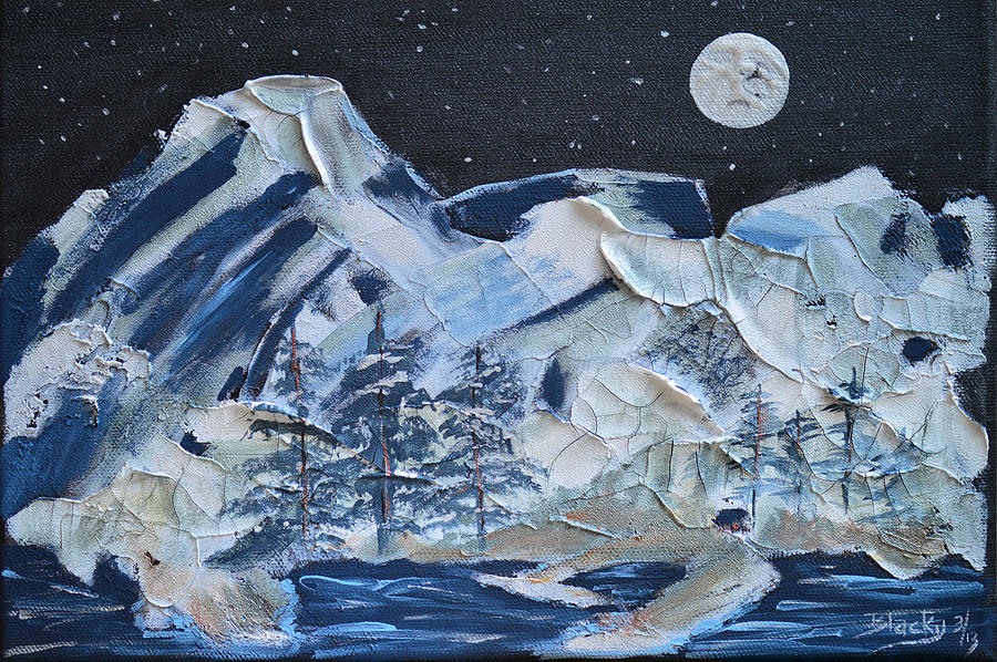 Wilderness Sky Painting by Donna Blackhall Wilderness Sky Painting by Donna Blackhall