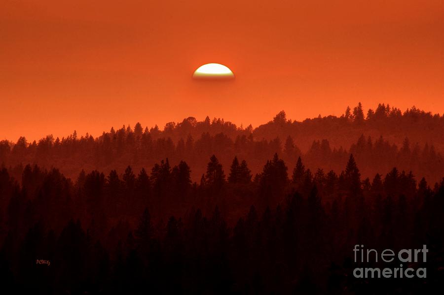 Wildfire Smoke Sunset 2 Photograph by Patrick Witz