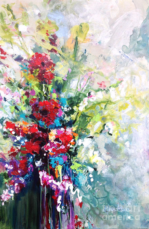 Wildflowers For Hannah Painting by Karen Ahuja