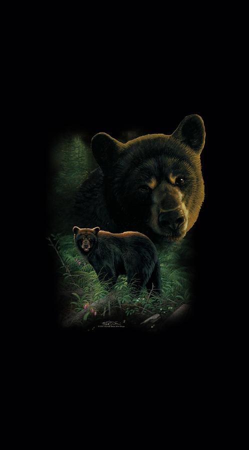 Wildlife Digital Art - Wildlife - Black Bears by Brand A