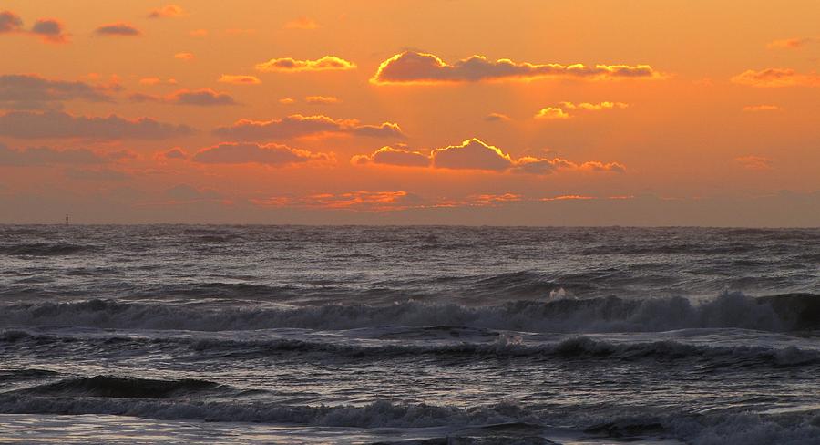 Wildwood Beach Just Before Dawn Photograph by David Dehner