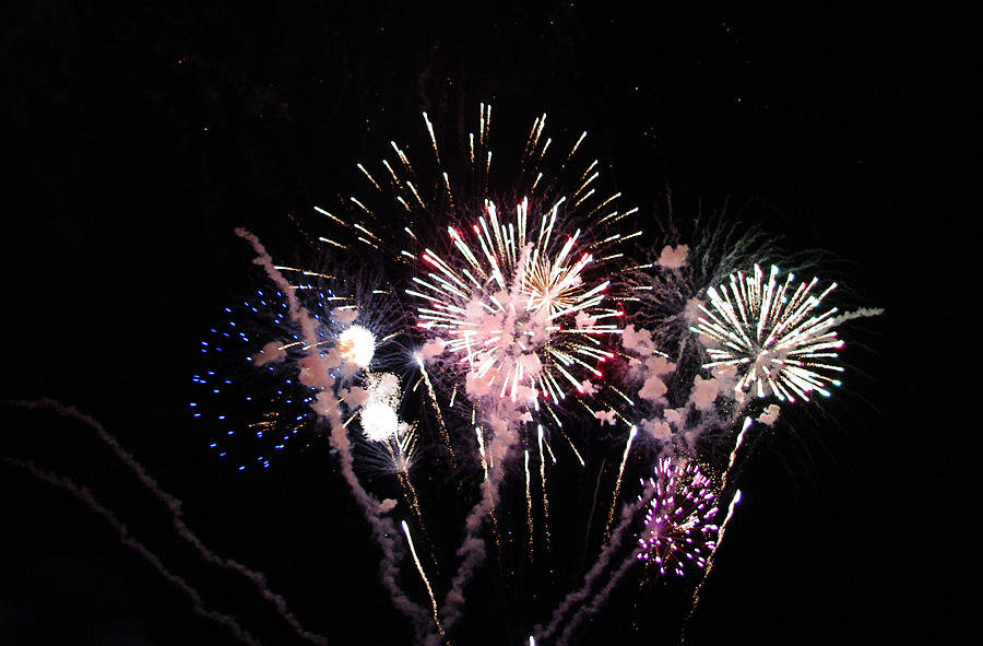 Wildwood Fireworks Photograph by Greg Graham