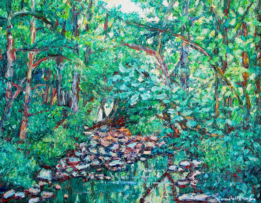 Wildwood Rocks Painting by Kendall Kessler