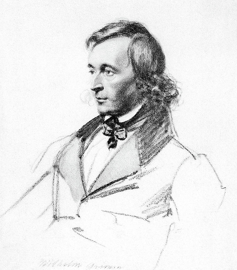 Wilhelm Grimm (1786-1859) Drawing by Granger - Fine Art America