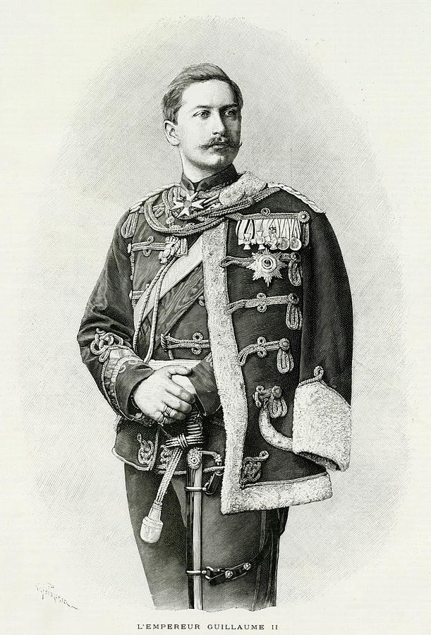 Wilhelm II (1859 1941), German Ruler Drawing by Mary Evans Picture