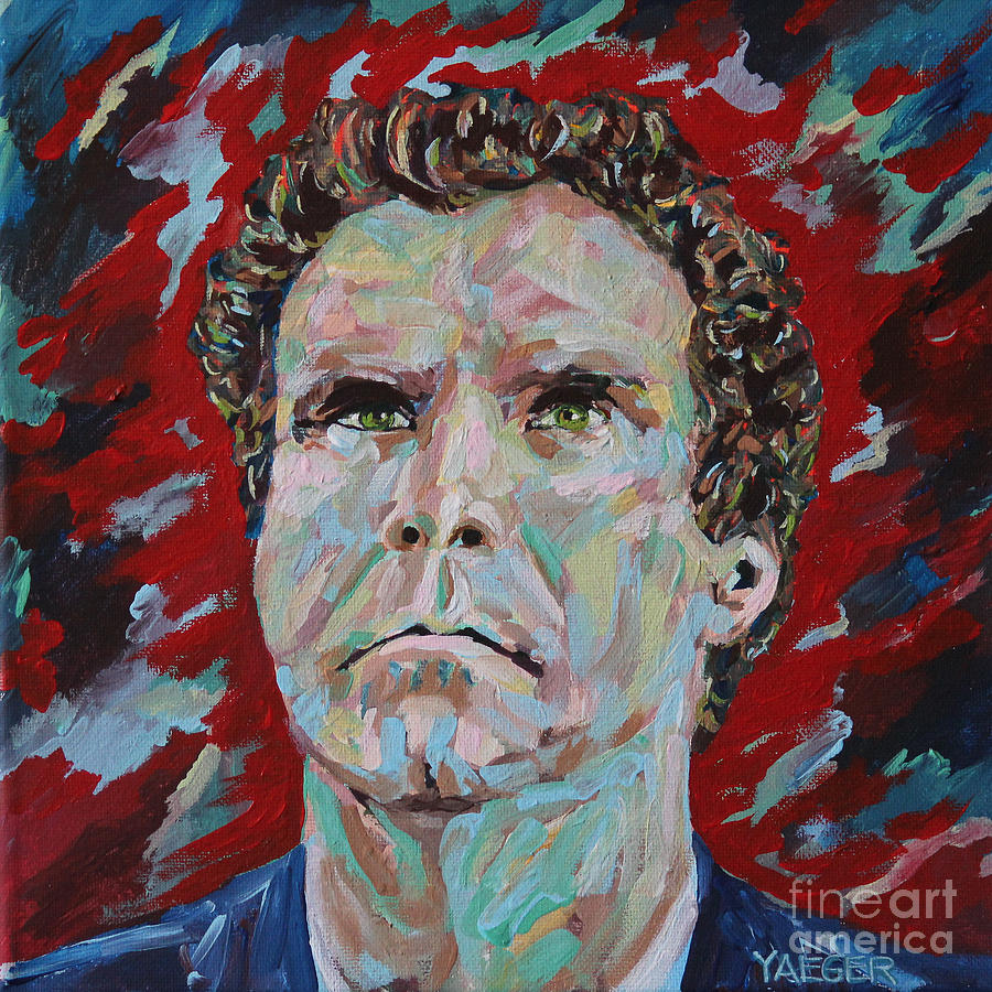 Austin Powers Painting - Will Ferrell Portrait by Robert Yaeger