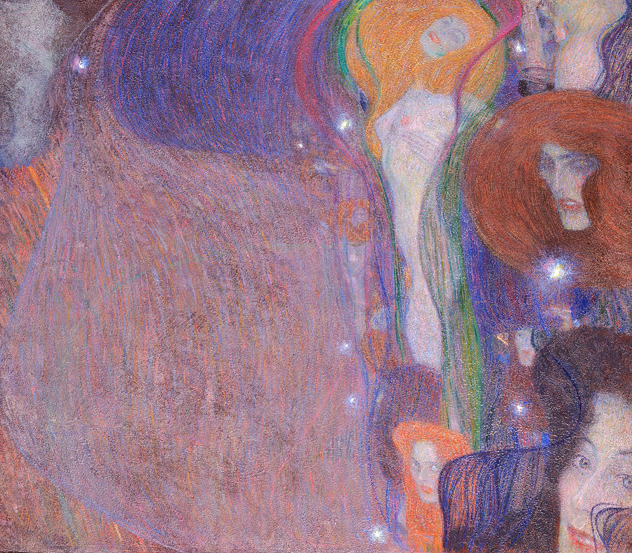 Gustav Klimt Painting - Will O The Wisps by Gustav Klimt