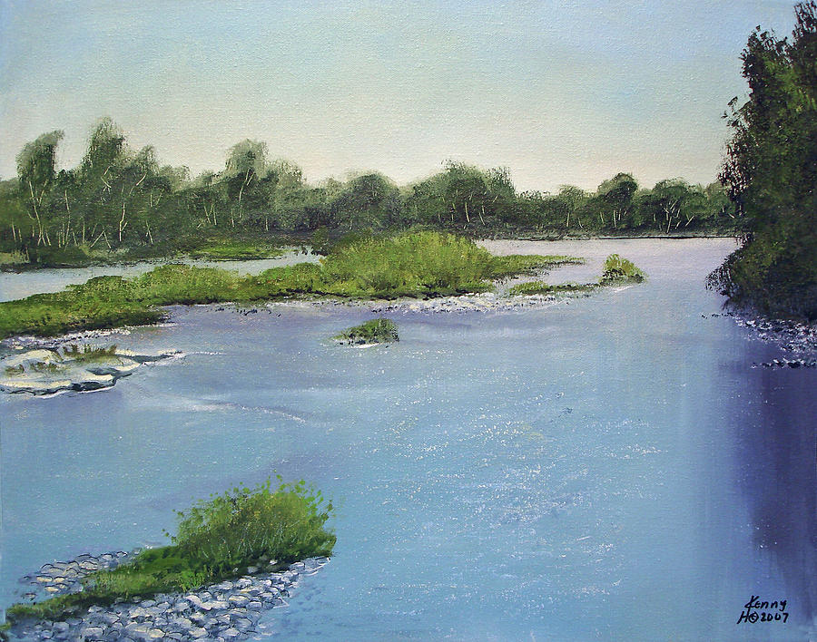 Willamette River Mixed Media by Kenny Henson - Fine Art America