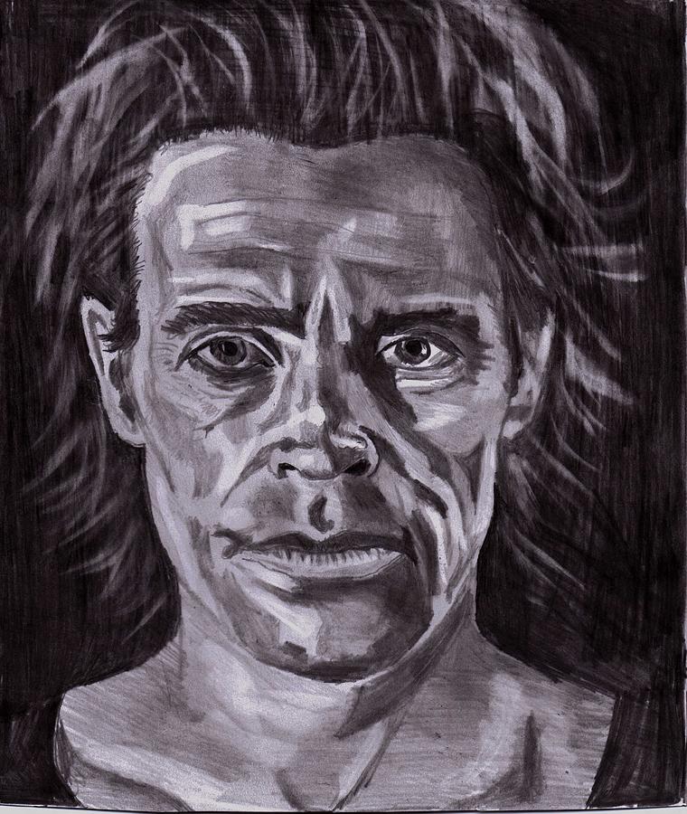 Willem Dafoe Drawing by Timothy Fleming - Pixels