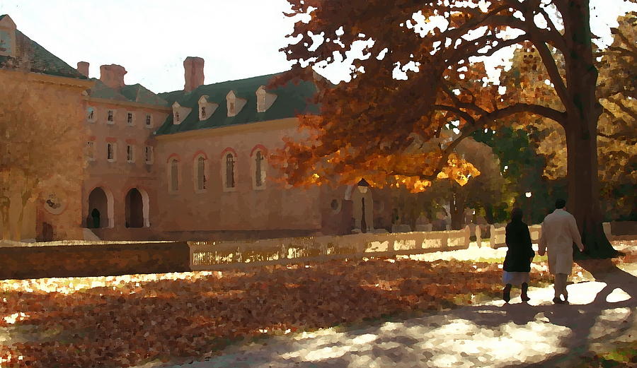 William and Mary College Photograph by Jacqueline M Lewis