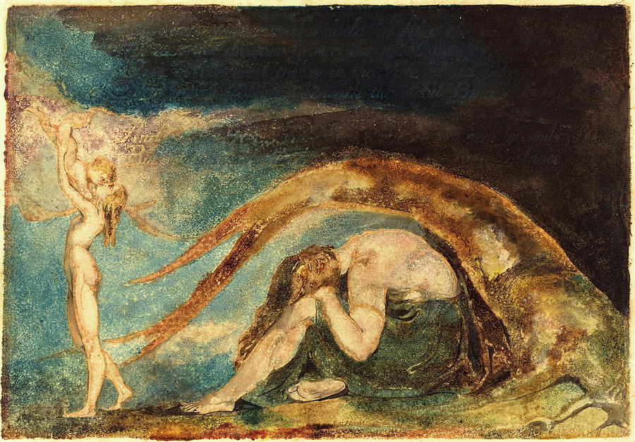 William Blake Drawing - William Blake, British 1757-1827, Dream Of Thiralatha by Litz Collection