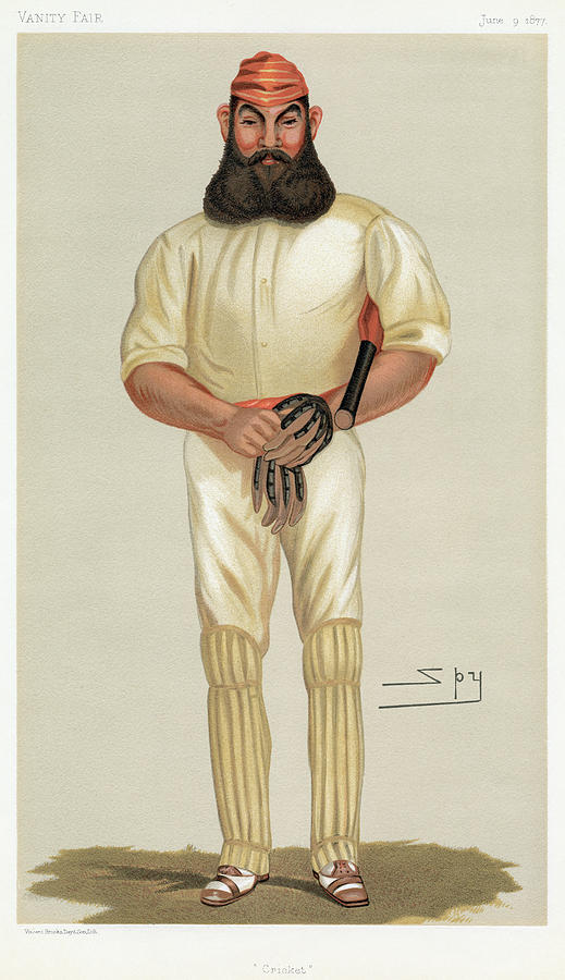 Cricket Painting - William Gilbert Grace (1848-1915) by Granger