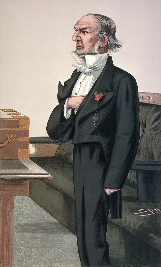 William Gladstone (1809-1898) Painting by Granger