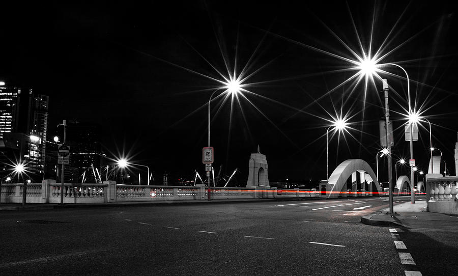 William Jolly Bridge At Night Photograph by Parker Cunningham
