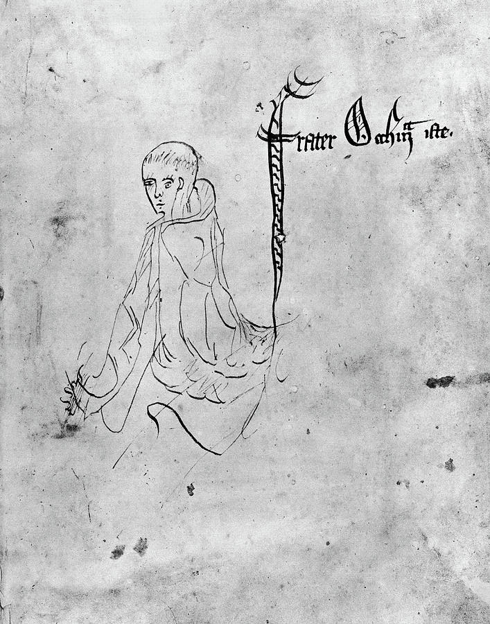 William Of Ockham c1285-1349 Painting by Granger