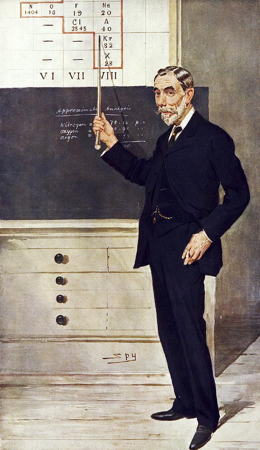 Portrait Photograph - William Ramsay, Scottish chemist by Science Photo Library