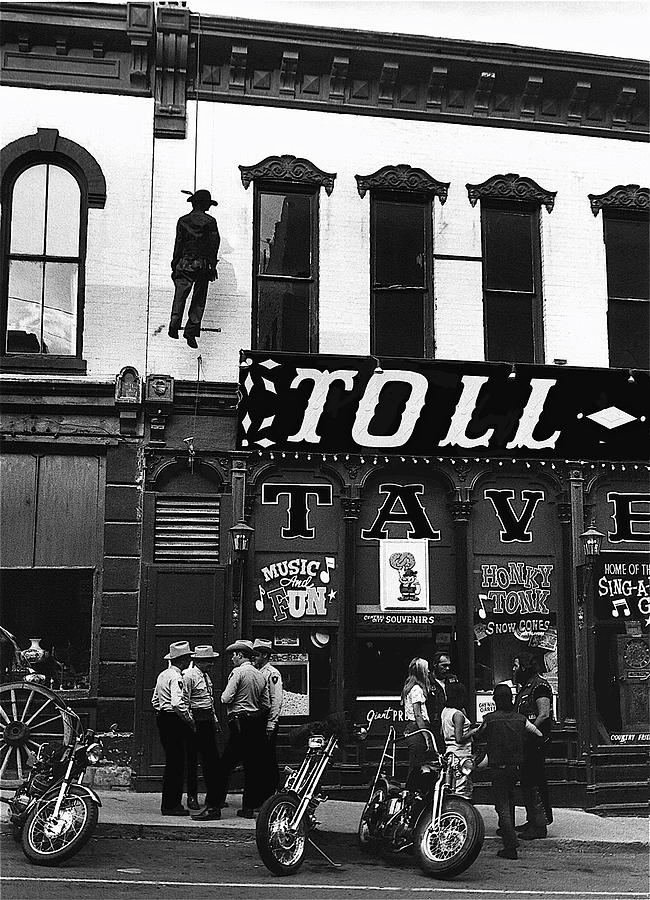 William S. Hart homage The Toll Gate 1920 Toll Gate Saloon Central City CO 1971 Photograph by David Lee Guss