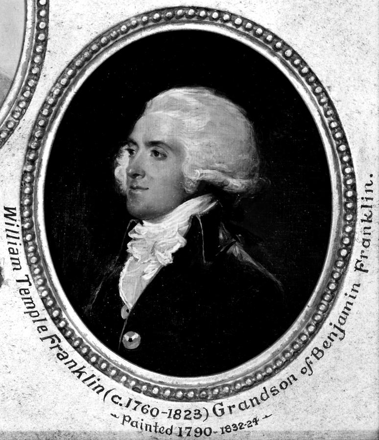 Portrait Painting - William Temple Franklin (1760-1823) by Granger Portrait Painting - William Temple Franklin (1760-1823) by Granger