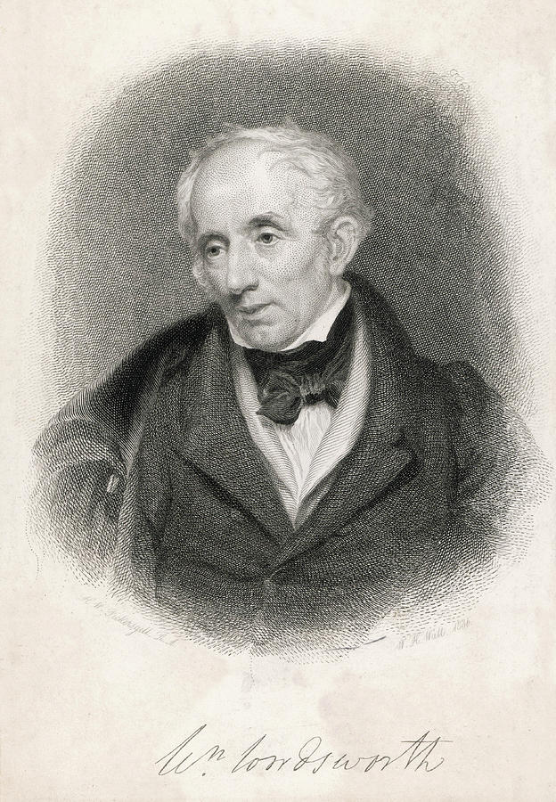 William Wordsworth English Poet Drawing by Mary Evans Picture Library
