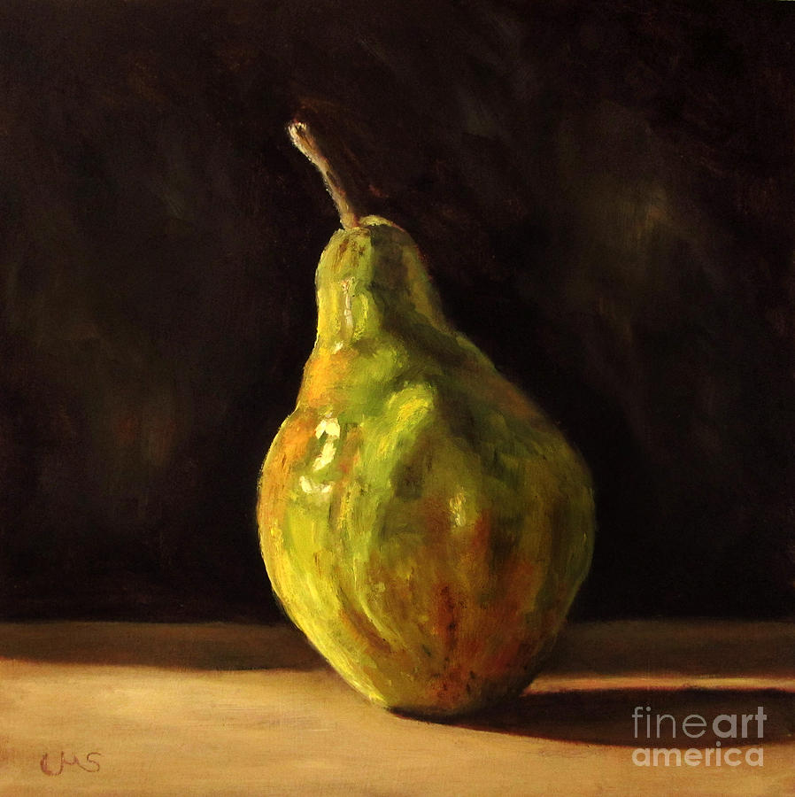 Williams Pear Painting by Ulrike Miesen-Schuermann