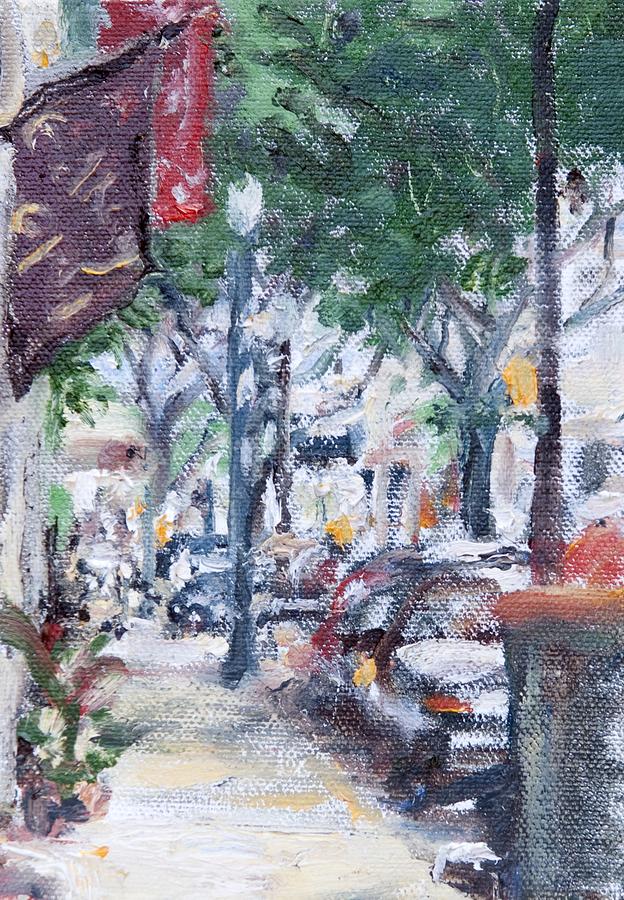 Summer Painting - Williamsport Streetcape by Geoffrey Haun