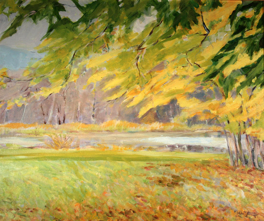 Williamstown Autumn Painting by Pat White