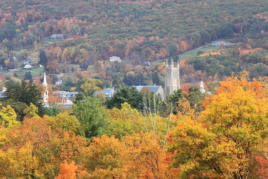 Williamstown Massachusetts Fall Foliage Photograph by John Burk
