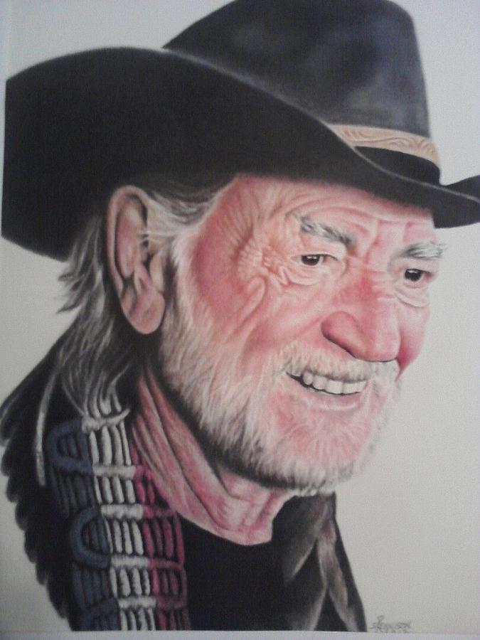 Portrait Pastel - Willie by Dean Nosinner Portrait Pastel - Willie by Dean Nosinner