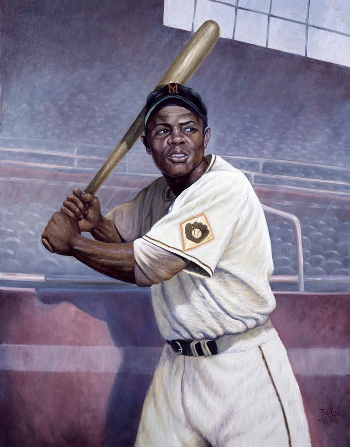Rookie Of The Year Movie Painting - Willie Mays by Gregory Perillo