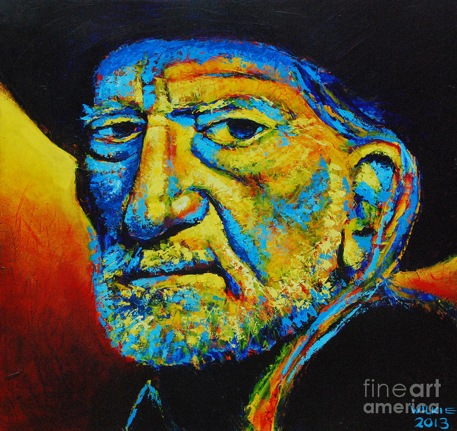 Willie Nelson Painting - Willie Nelson by Andrew Wilkie