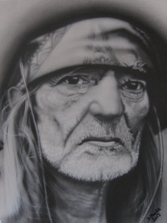 Willie Nelson Painting by Darrell Marks | Fine Art America