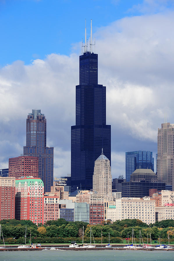 Willis Tower in Chicago Photograph by Songquan Deng