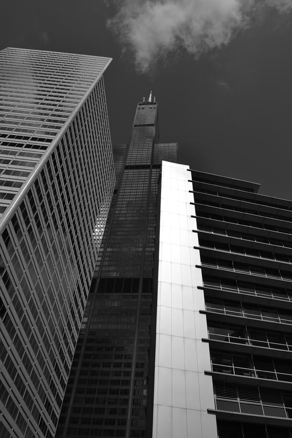 Willis Tower Towering Photograph by Joshua Eiermann