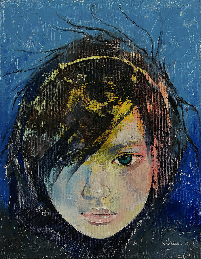 Portrait Painting - Willow by Michael Creese