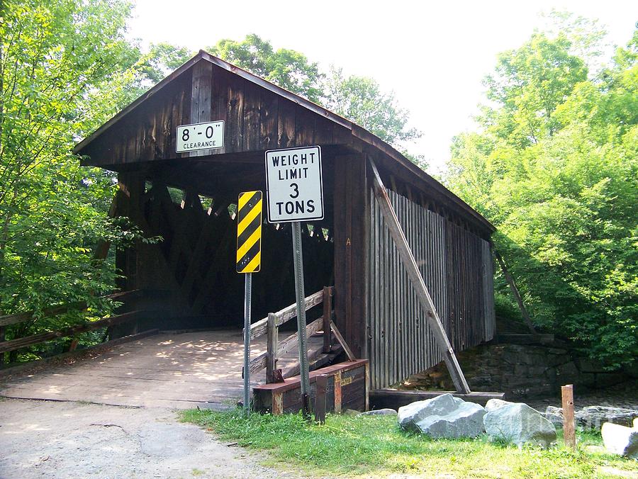 Summer Photograph - Willowemoc Covered Bridge by Kevin Croitz